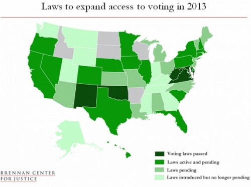 Law Expanding Voting Access