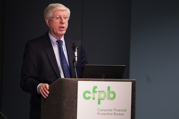  Iowa Attorney General Tom Miller discussed how the work of the CFPB and the consumer complaints we receive help his office serve consumers in Iowa. // Credit: CFPB flickr 
