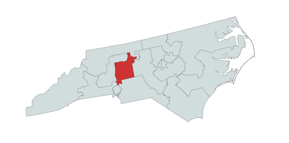 Court-approved district in North Carolina